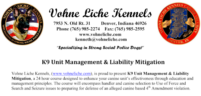 K9 Management and Liability